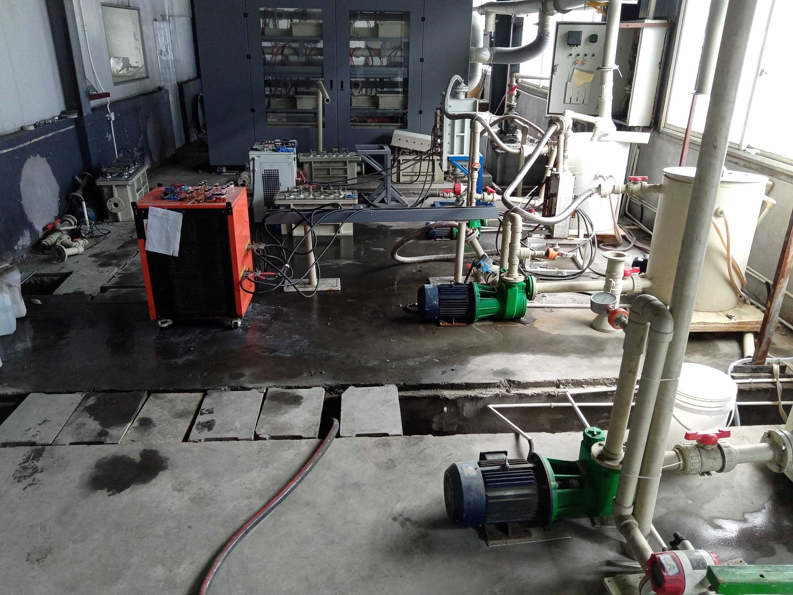 meat processing wastewater processing equipment installation