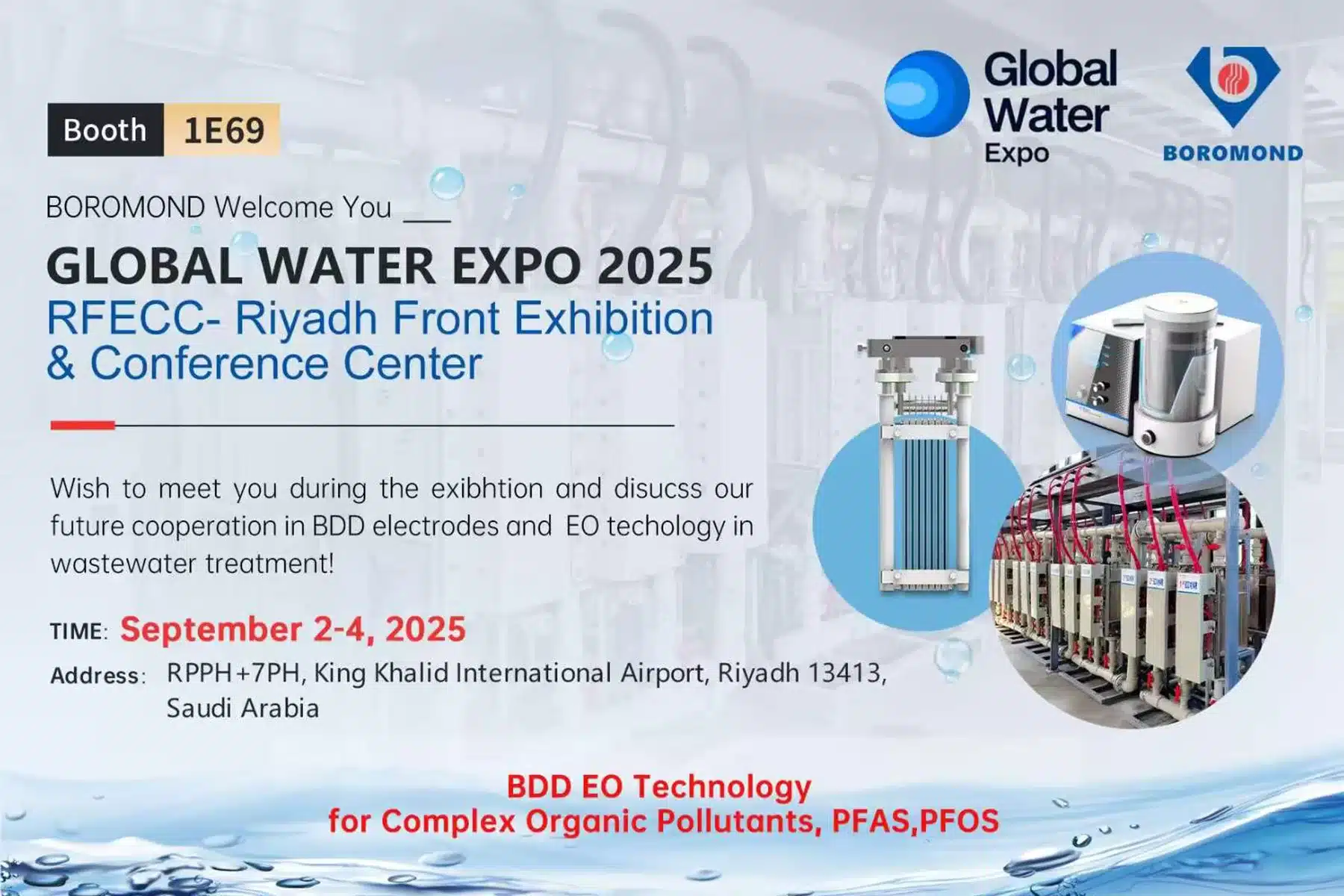 electro oxidation at global water expo 2025
